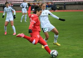 Game moment of the Ukrainian Cup football match
