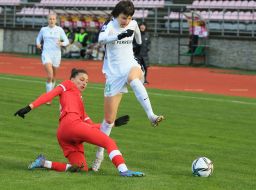 Game moment of the Ukrainian Cup football match