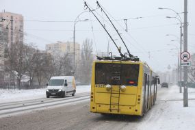 Bad weather in Kyiv