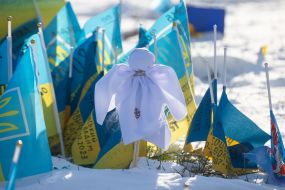 Ukraine flags