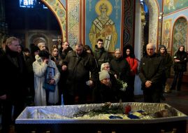 Farewell ceremony for Serhii Pavlichenko