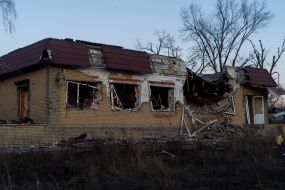 Private house destroyed by explosion