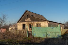 Private house destroyed by explosion