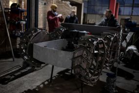 Work on the creation of a remote-controlled drone for demining "Snakes" in the Lviv region