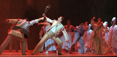 The world premiere of the ballet "Shadows of Forgotten Ancestors" at the Lviv National Opera