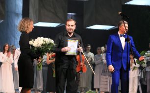 Oleksandr Bozhik holds a diploma