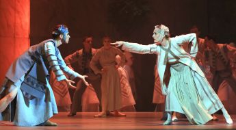 The world premiere of the ballet "Shadows of Forgotten Ancestors" at the Lviv National Opera