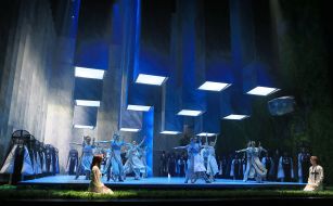 The world premiere of the ballet "Shadows of Forgotten Ancestors" at the Lviv National Opera