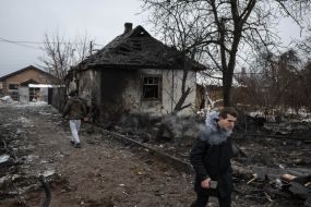 Наслідки ракетного обстрілу Києва