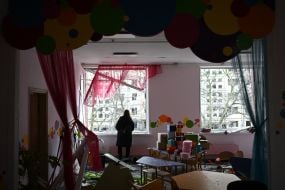 Consequences of a missile attack on Kyiv