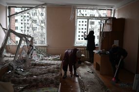 Consequences of a missile attack on Kyiv