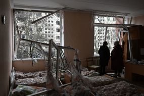 Consequences of a missile attack on Kyiv