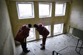 Consequences of a missile attack on Kyiv