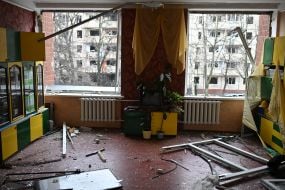 Consequences of a missile attack on Kyiv