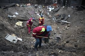 Consequences of a missile attack on Kyiv