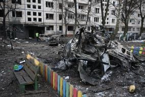 Consequences of a missile attack on Kyiv