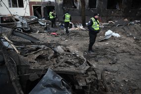 Consequences of a missile attack on Kyiv