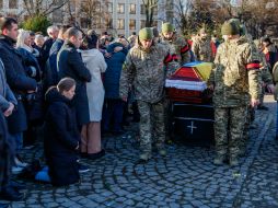 Farewell ceremony for fallen servicemen