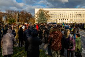 Farewell ceremony for fallen servicemen