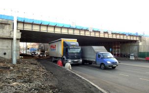 Degtyarivsky overpass in Kyiv