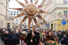 Открытие главного рождественского  дидуха Львова