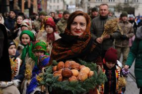 Открытие главного рождественского  дидуха Львова