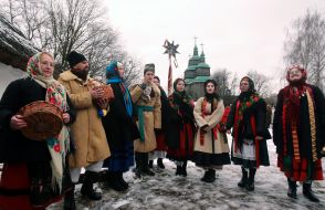 Christmas celebration at the Museum of Folk Architecture and Life of Ukraine
