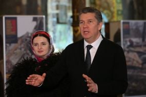 Maryna Sobotiuk and Rostyslav Karandeev