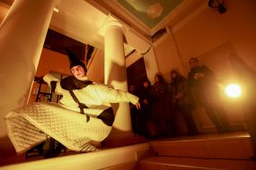 Performance - the promenade "Game of hide and seek with Mr. Lyatoshinsky"