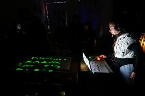 Performance - the promenade "Game of hide and seek with Mr. Lyatoshinsky"