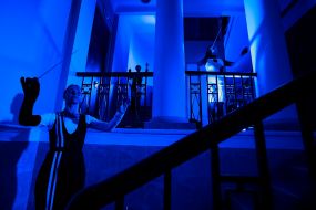 Performance - the promenade "Game of hide and seek with Mr. Lyatoshinsky"