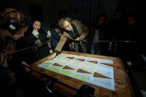 Performance - the promenade "Game of hide and seek with Mr. Lyatoshinsky"