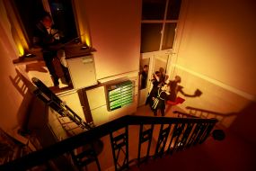 Performance - the promenade "Game of hide and seek with Mr. Lyatoshinsky"