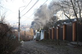 Consequences of the rocket attack on Kyiv