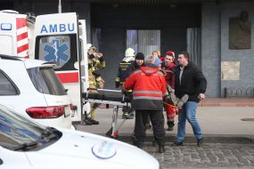 Injured as a result of rocket fire in Kyiv
