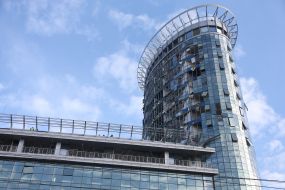 Consequences of a rocket attack near metro station "Luk'yanivska"