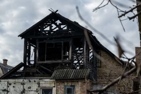 Consequences of rocket fire in Kyiv region