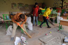 Consequences of the rocket attack on Lviv