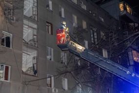 Ліквідація наслідків ракетної атаки по Харкову