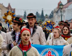 Participants of the procession of stars