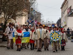Participants of the procession of stars