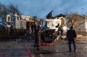 The museum of UPA Corporal General Roman Shukhevych destroyed as a result of a Russian attack by kamikaze drones in Lviv