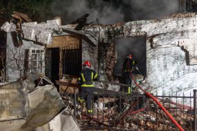 The museum of UPA Corporal General Roman Shukhevych destroyed as a result of a Russian attack by kamikaze drones in Lviv
