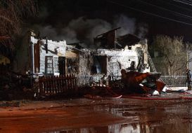 The museum of UPA Corporal General Roman Shukhevych destroyed as a result of a Russian attack by kamikaze drones in Lviv