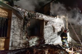 The museum of UPA Corporal General Roman Shukhevych destroyed as a result of a Russian attack by kamikaze drones in Lviv