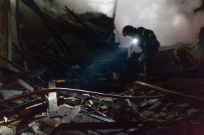 The museum of UPA Corporal General Roman Shukhevych destroyed as a result of a Russian attack by kamikaze drones in Lviv