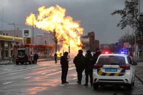 Consequences of the rocket attack on Kyiv