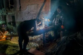 Последствия ракетного обстрела Харькова