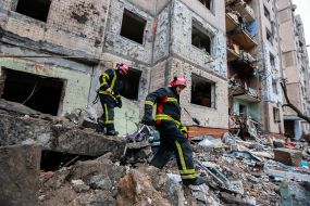 Consequences of the rocket attack on Kyiv