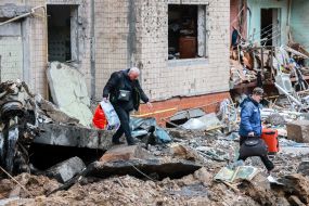 Consequences of the rocket attack on Kyiv